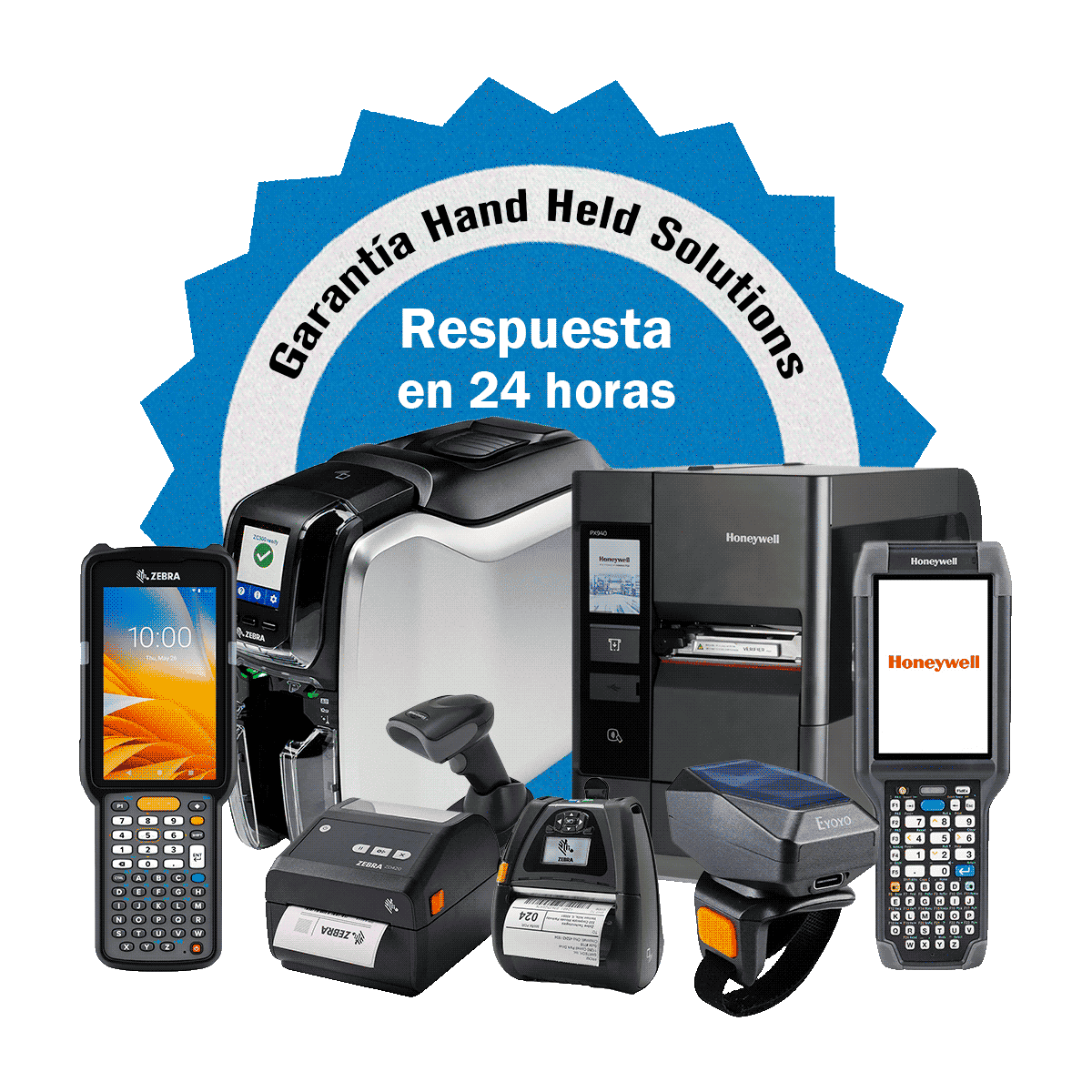 Handheld Solutions. Reparación, venta y renta de impresoras de etiquetas y handhelds