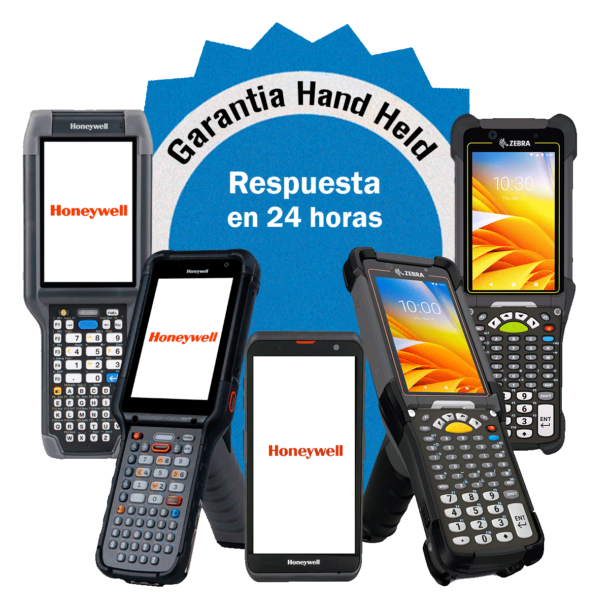 Renta de handheld, Handhelds Zebra y Handhelds Honeywell