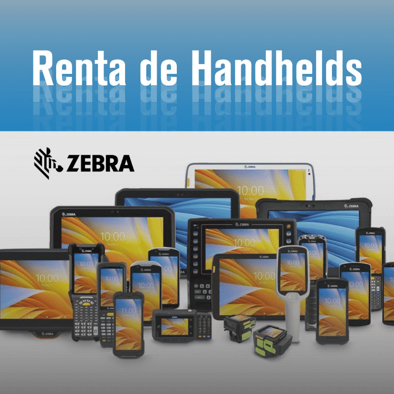 Renta de handhelds zebra