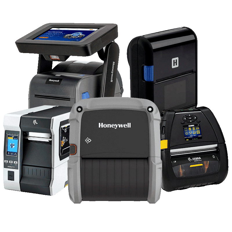 Venta de impresoras de etiquetas, Zebra, Honeywell